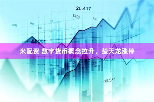 米配资 数字货币概念拉升，楚天龙涨停