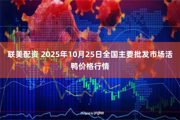 联美配资 2025年10月25日全国主要批发市场活鸭价格行情